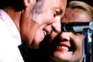 Ray with singer Rica Moore